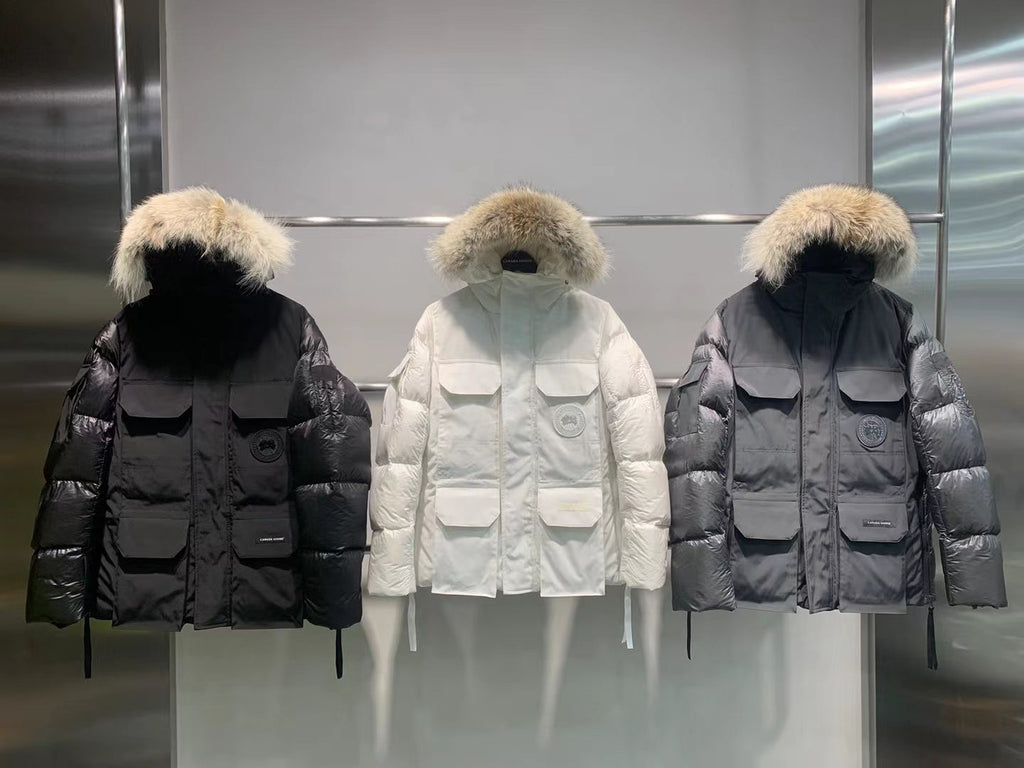 Canada Goose Fur-Trim Hooded Puffer Jacket