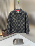 GUCCI Monogram Padded Button-Front Jacket
