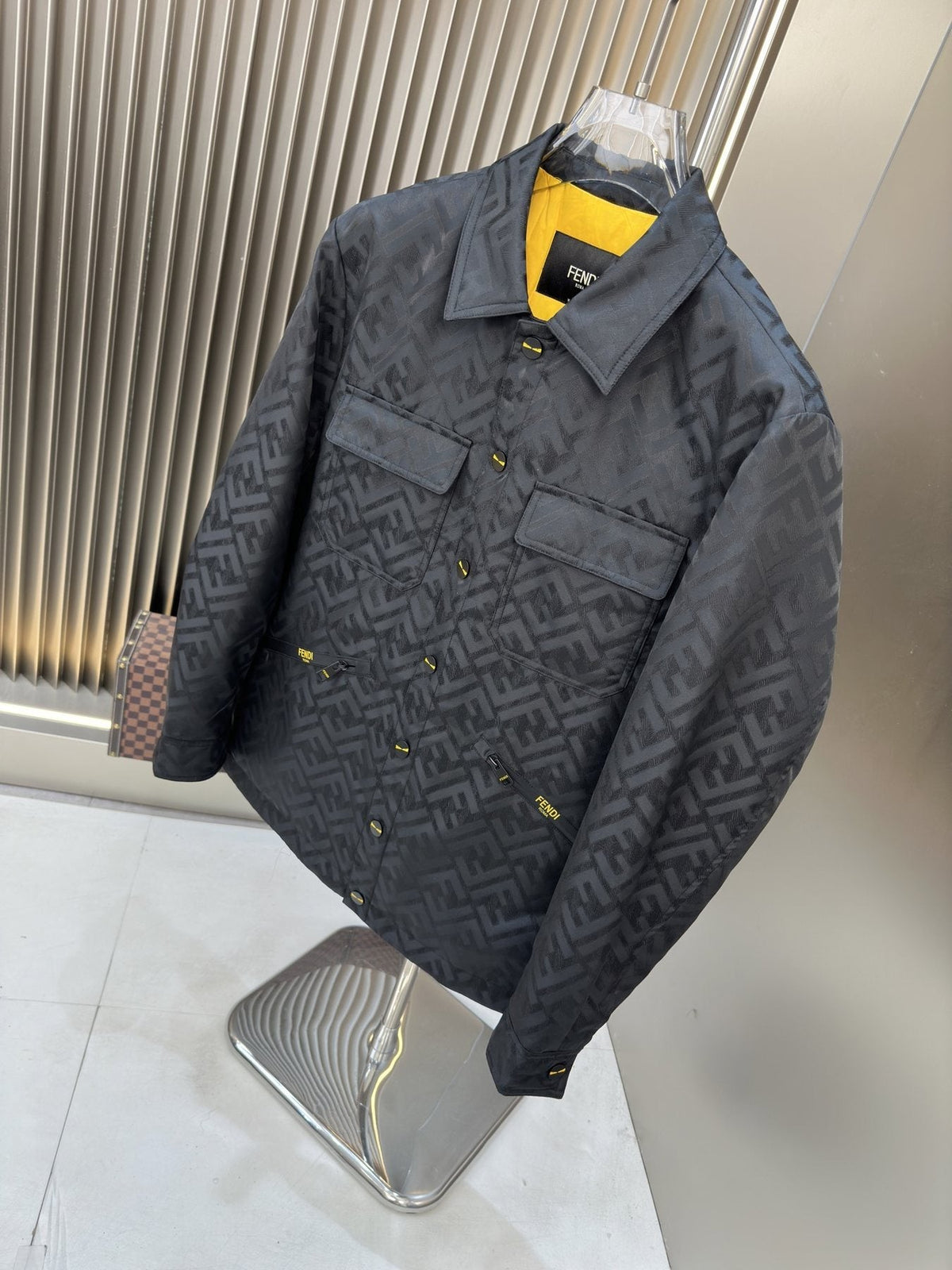 Fendi Quilted Monogram Jacket
