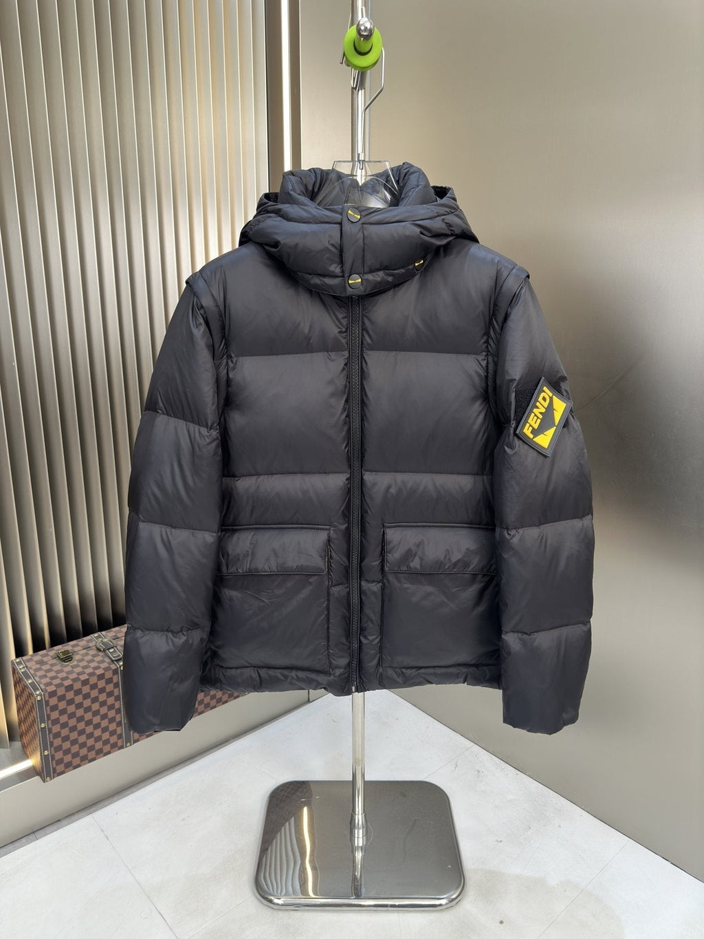 Prada 2-in-1 Hooded Puffer Jacket