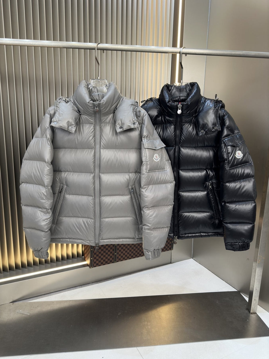Moncler Hooded Quilted Puffer Coat