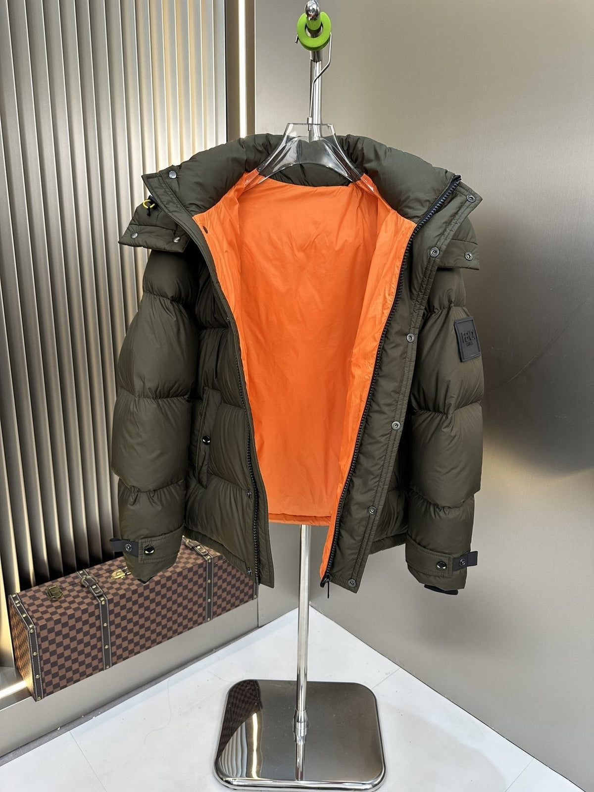 Fendi Hooded Quilted Puffer Jacket