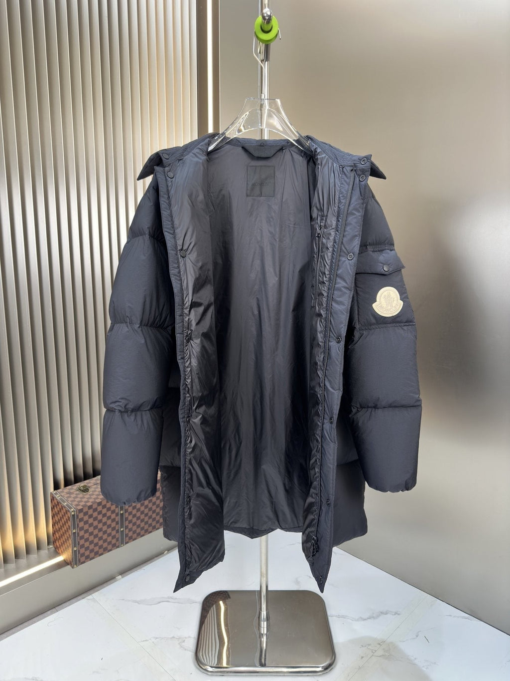 Moncler Hooded Long Puffer Coat