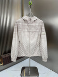 LV Gradient Panel Hooded Jacket