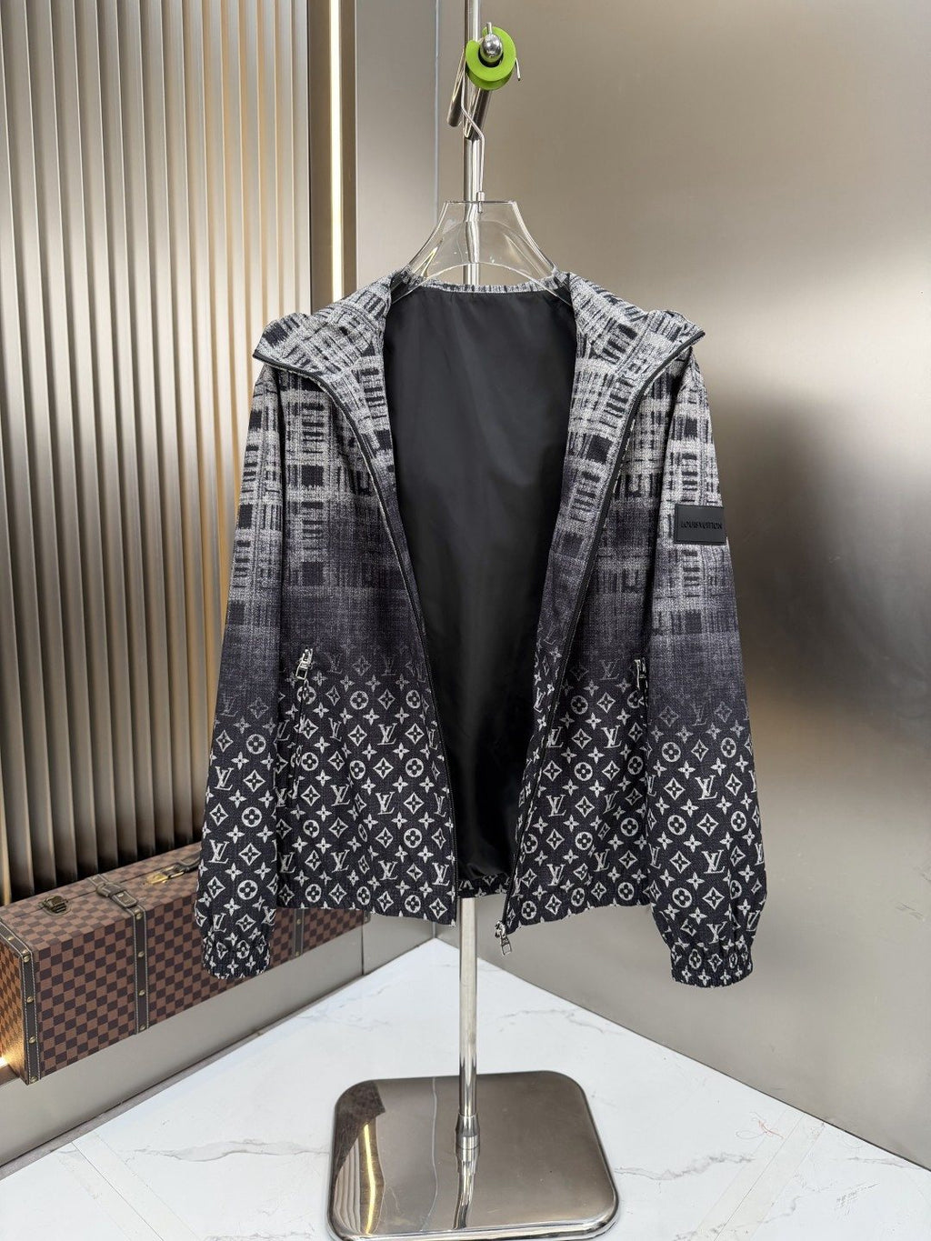 LV Gradient Monogram Hooded Windbreaker
