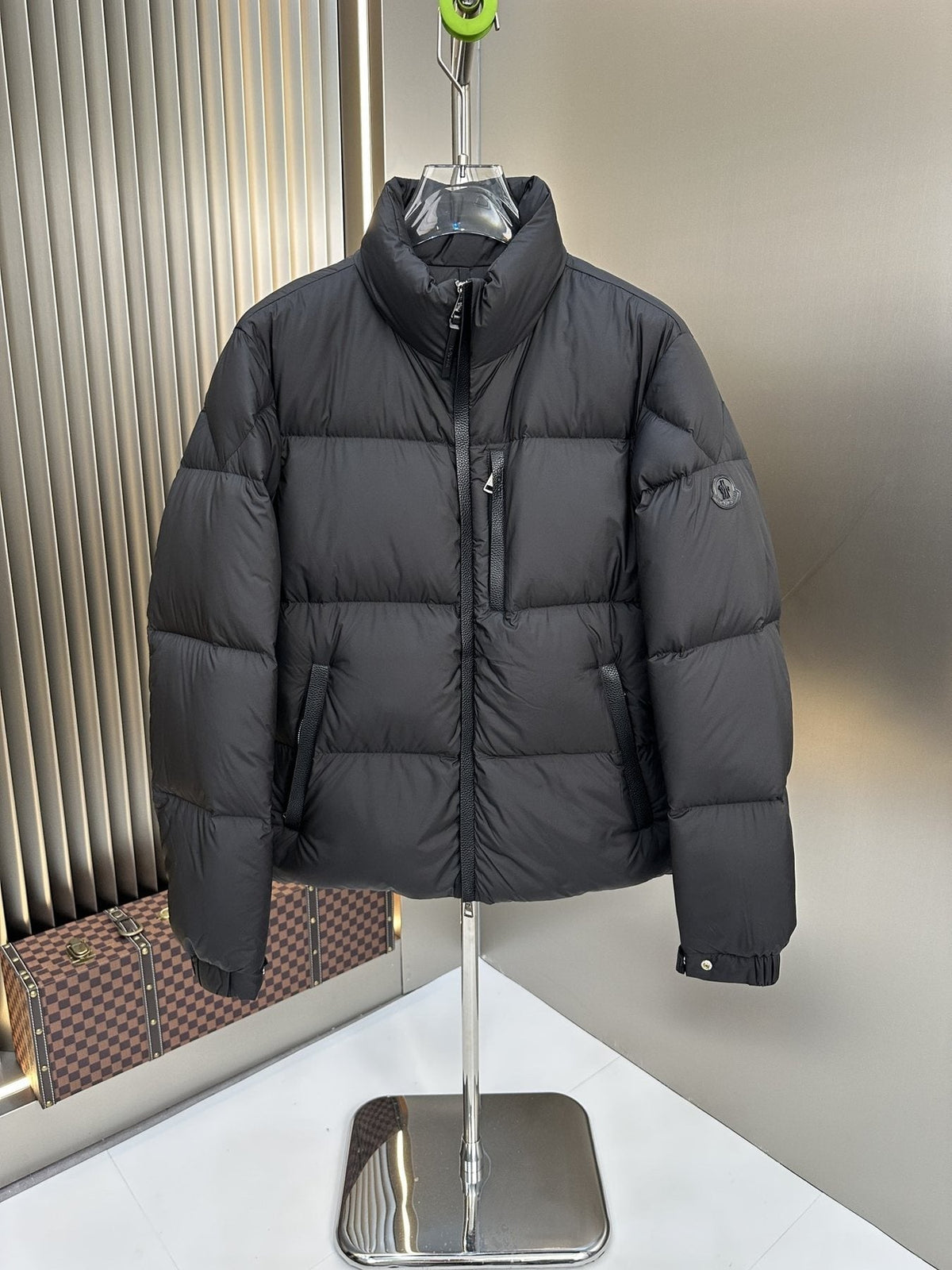 Moncler Stand-Collar Puffer Coat