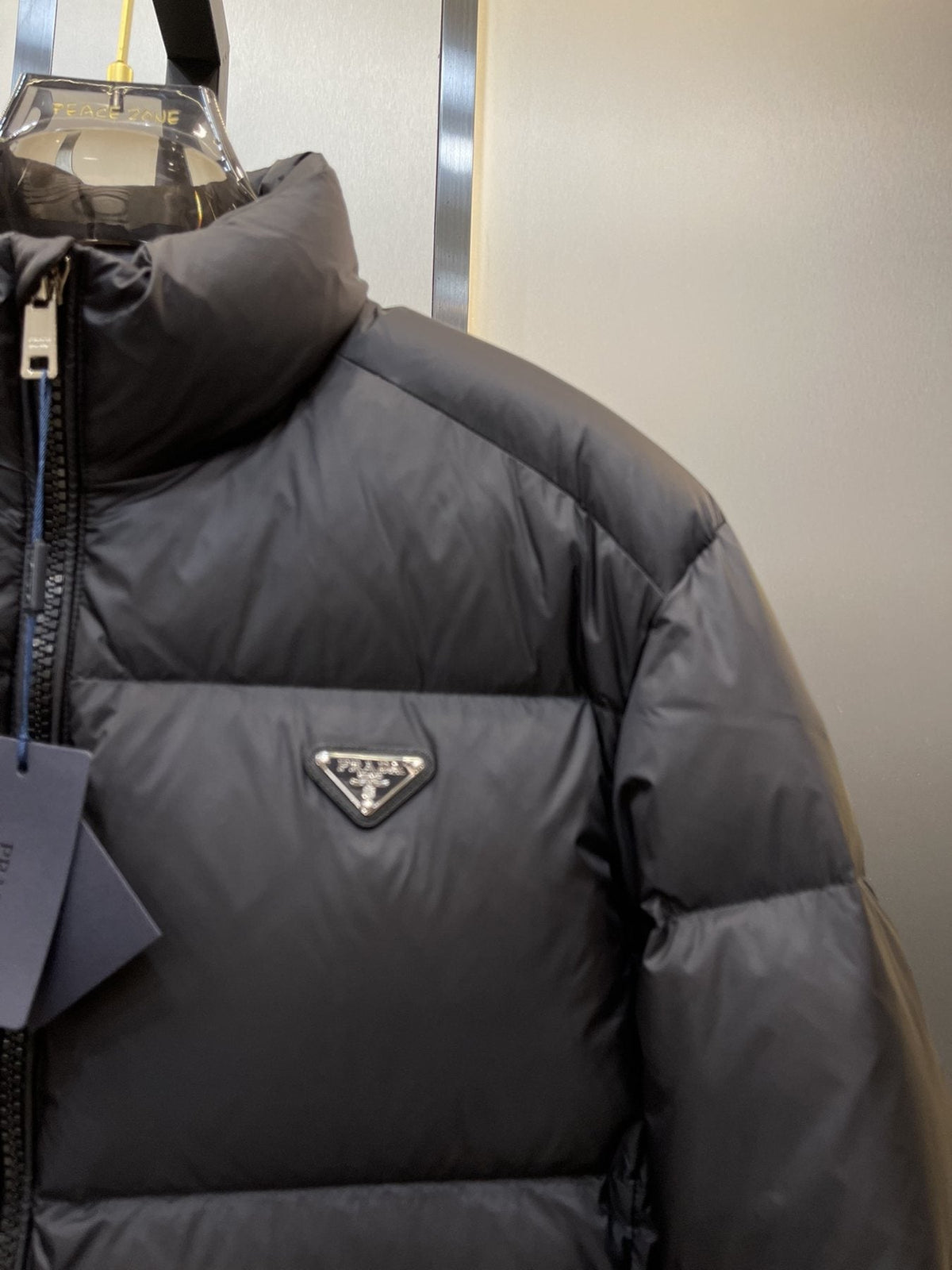 Prada Quilted Stand-Collar Puffer Jacket