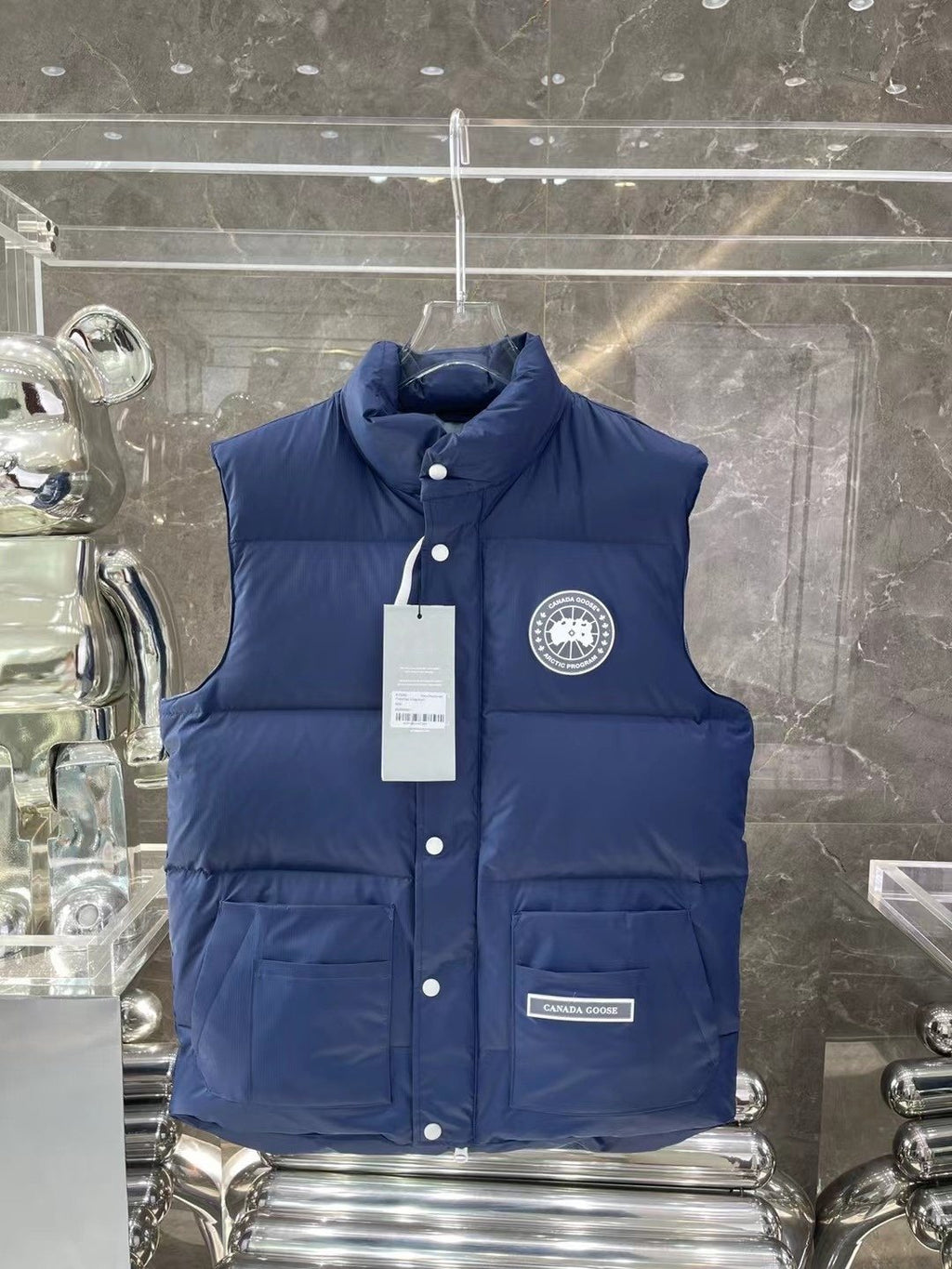 Canada Goose Quilted Snap-Front Vest