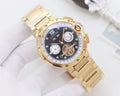 Cartier Gold Black Dial Bracelet Watch