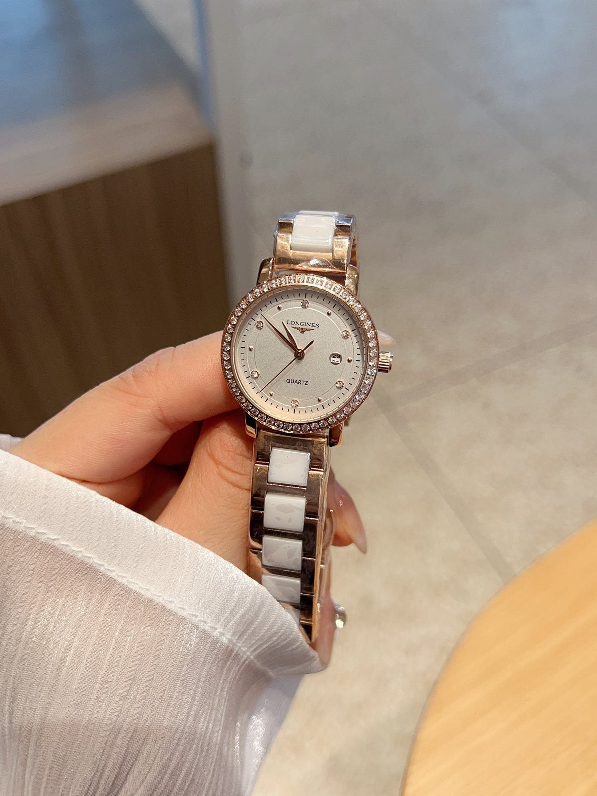 Longines Two-Tone Light Dial Bracelet Watch