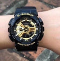 Casio Black Gold Dial Watch