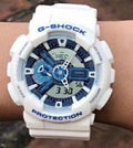 Casio White Blue Dial Watch