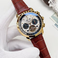 Patek Philippe Gold-Tone White Dial Watch