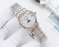 Longines Two Tone Rose Gold White Dial Bracelet Watch