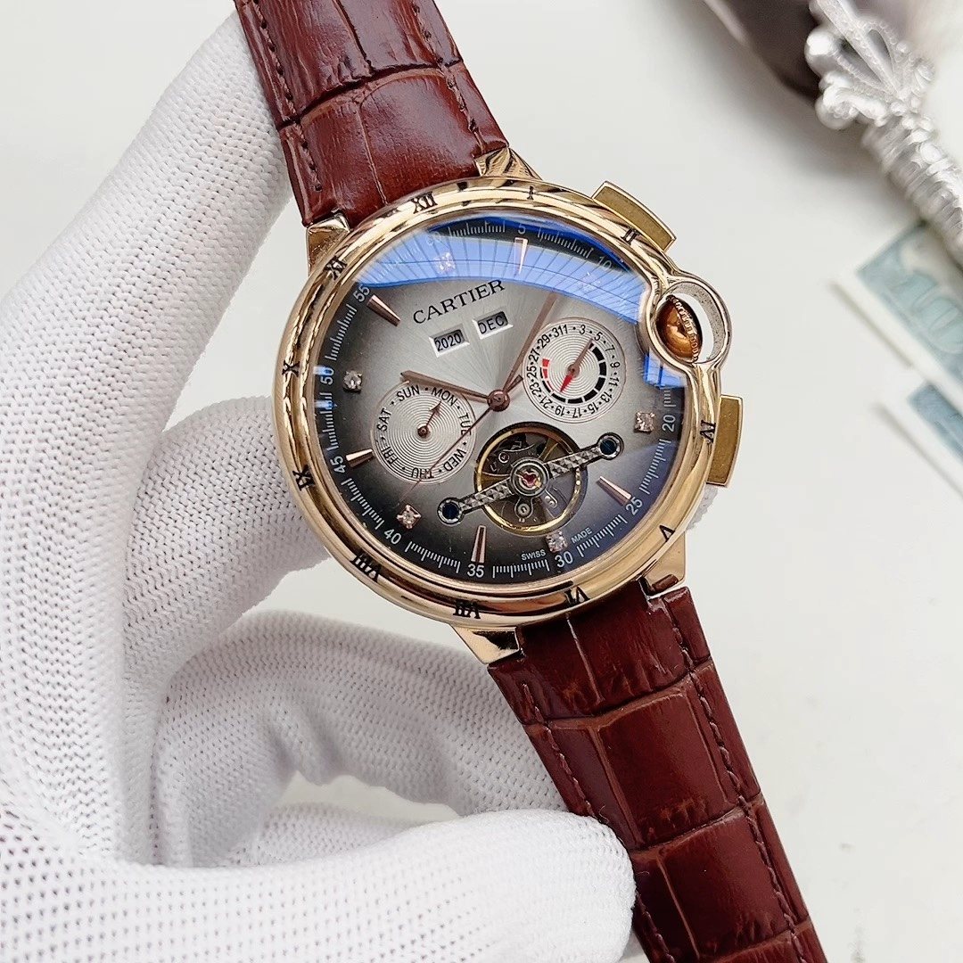 Cartier Gold-Tone Open-Heart Watch