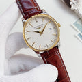 LONGINES White Dial Gold-Tone Watch