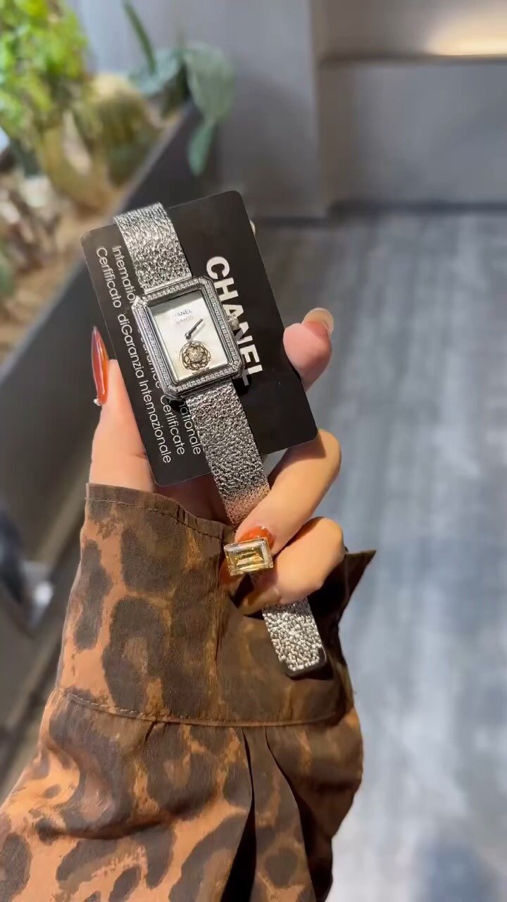 Chanel Camellia Square Watch