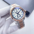Omega White Dial Two-Tone Watch