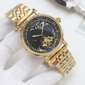 Longines Gold Black Bracelet Watch