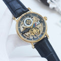 Patek Philippe Gold Black Strap Watch