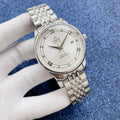 OMEGA White Dial Metal Bracelet Watch