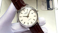 Longines White Dial Brown Leather Watch