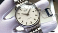 Longines White Dial Silver Bracelet Watch