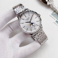 Longines White Dial Steel Bracelet Watch