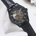 PATEK PHILIPPE Black Dial Strap Watch