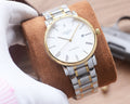Two Tone Silver White Dial Bracelet Watch