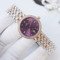 OMEGA Rose Gold Silver Bracelet Watch